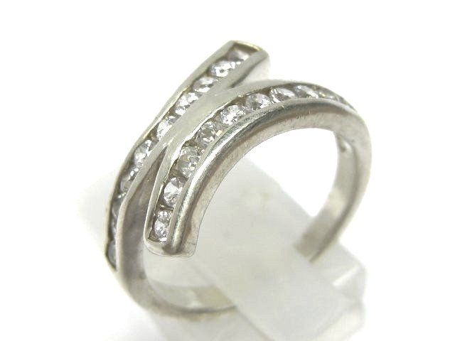 Anelli: Ring Silber 925 weisse Schmucksteine Gr. 57 – Usato da Ermatingen venduto da Decovin