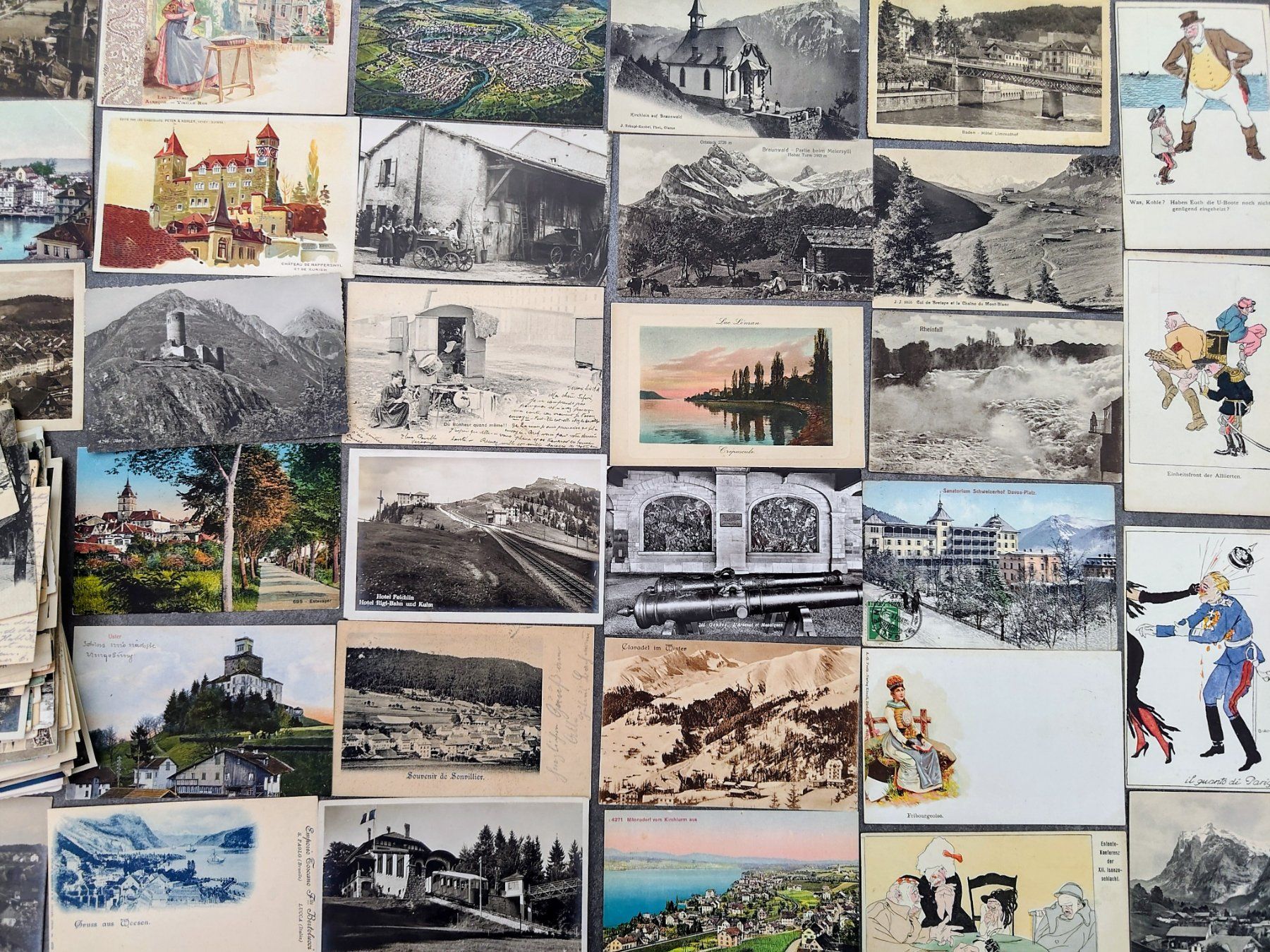 Cartoline postali: +++158 URALTE CH-ANSICHTSKARTEN-SAMMLUNG GANZE CH+++ AB 1.- – Usato da Zürich venduto da Sespitreres 2