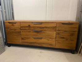 Sideboard Massivholz Wildeiche