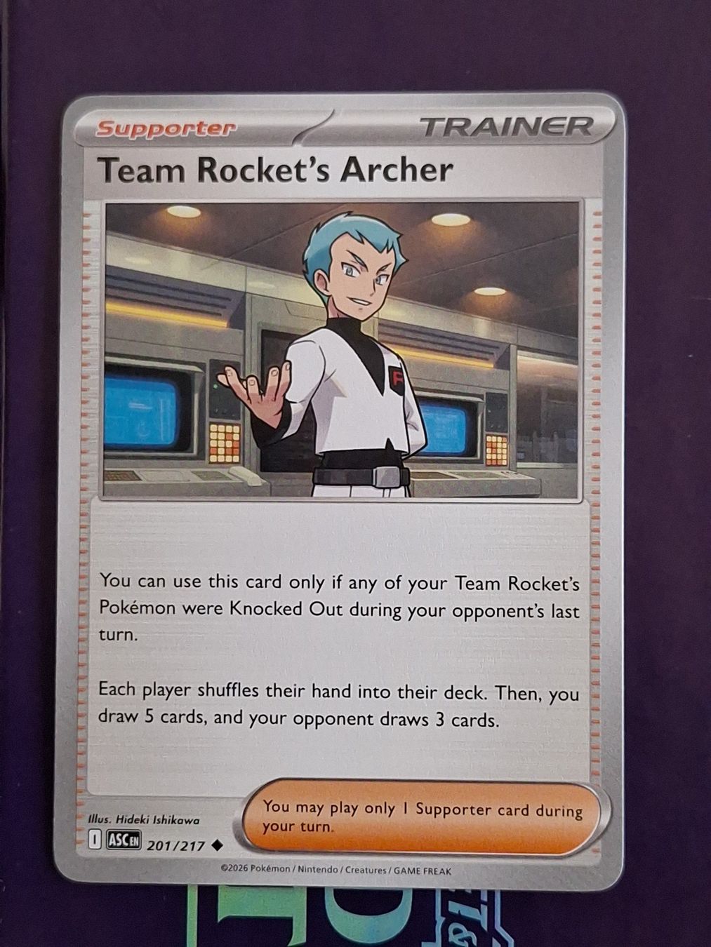 Pokémon Sammelbilder & Trading cards: Team Rocket's Archer - Pokemon Ascended Heroes – Gebraucht aus Altstätten SG von GGsGameshop