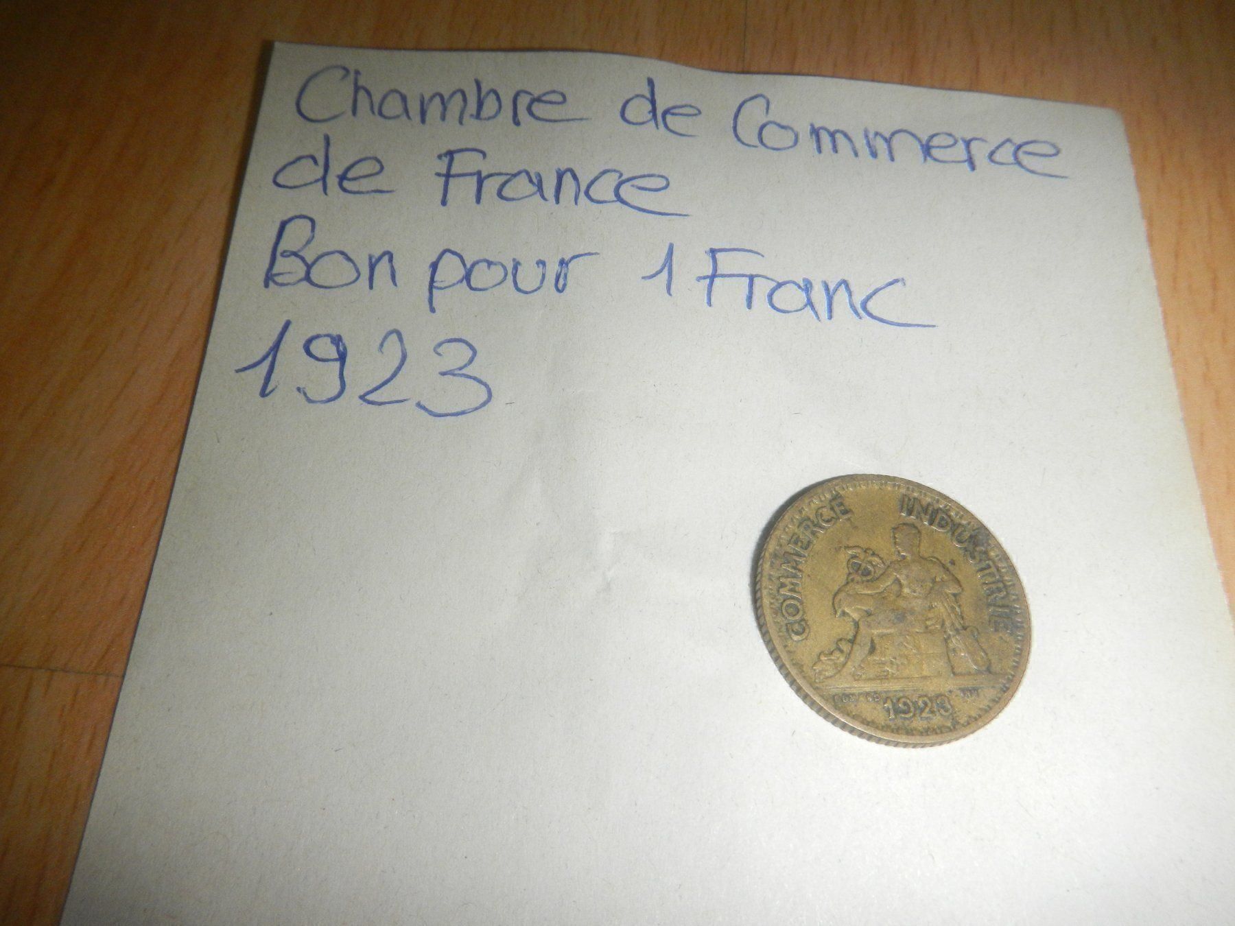 Tutti le monete: Antike Münze Frankreich 1923 – Usato da Bronschhofen venduto da happynews2018 1