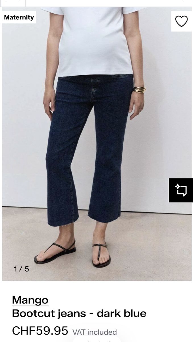 Mango Jeans: Schwangerschaft Jeans, Dark Blue, Bootcut, 34 Grösse – Nuovo (secondo la descrizione) da Dietikon venduto da vickydrum 4