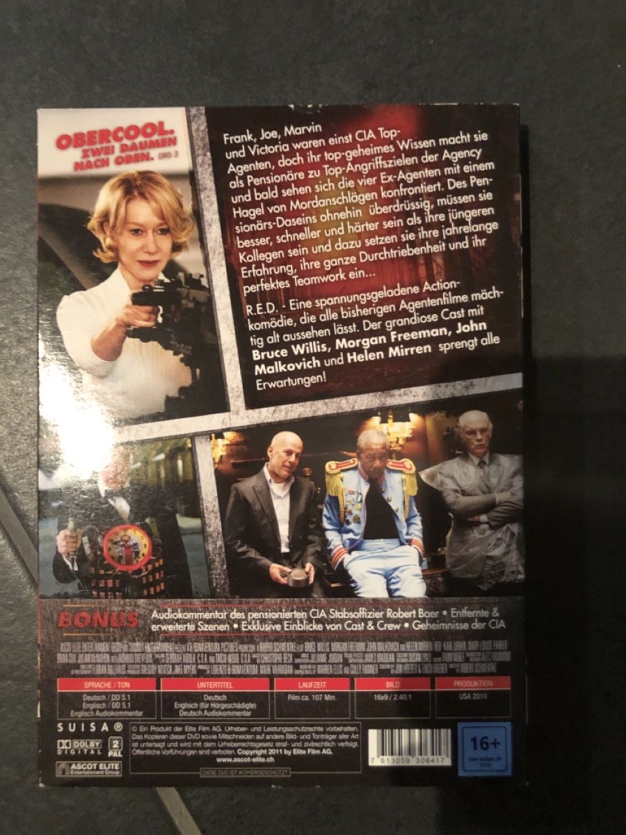 Alle DVDs: Red bruce willis – Gebraucht aus Seengen von Predator86 1