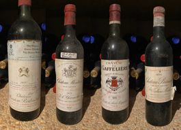Lot de 40 bouteilles de vins anciens - 1953 à 1997