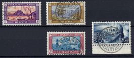 Pro Juventute Satz 1929 Katalog-Nr. J49-J52, sauber gest.