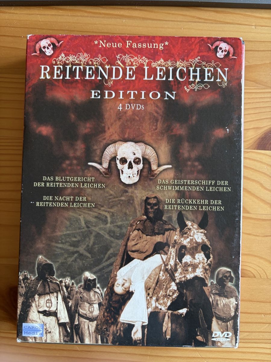 Tutti i DVDs: DIE REITENDEN LEICHEN - 4 DVD Box – Usato da Inkwil venduto da RetrOhyeah_Schweiz