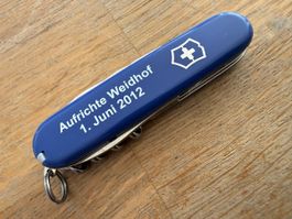 Victorinox Taschenmesser Aufrichte Weidhof 2012