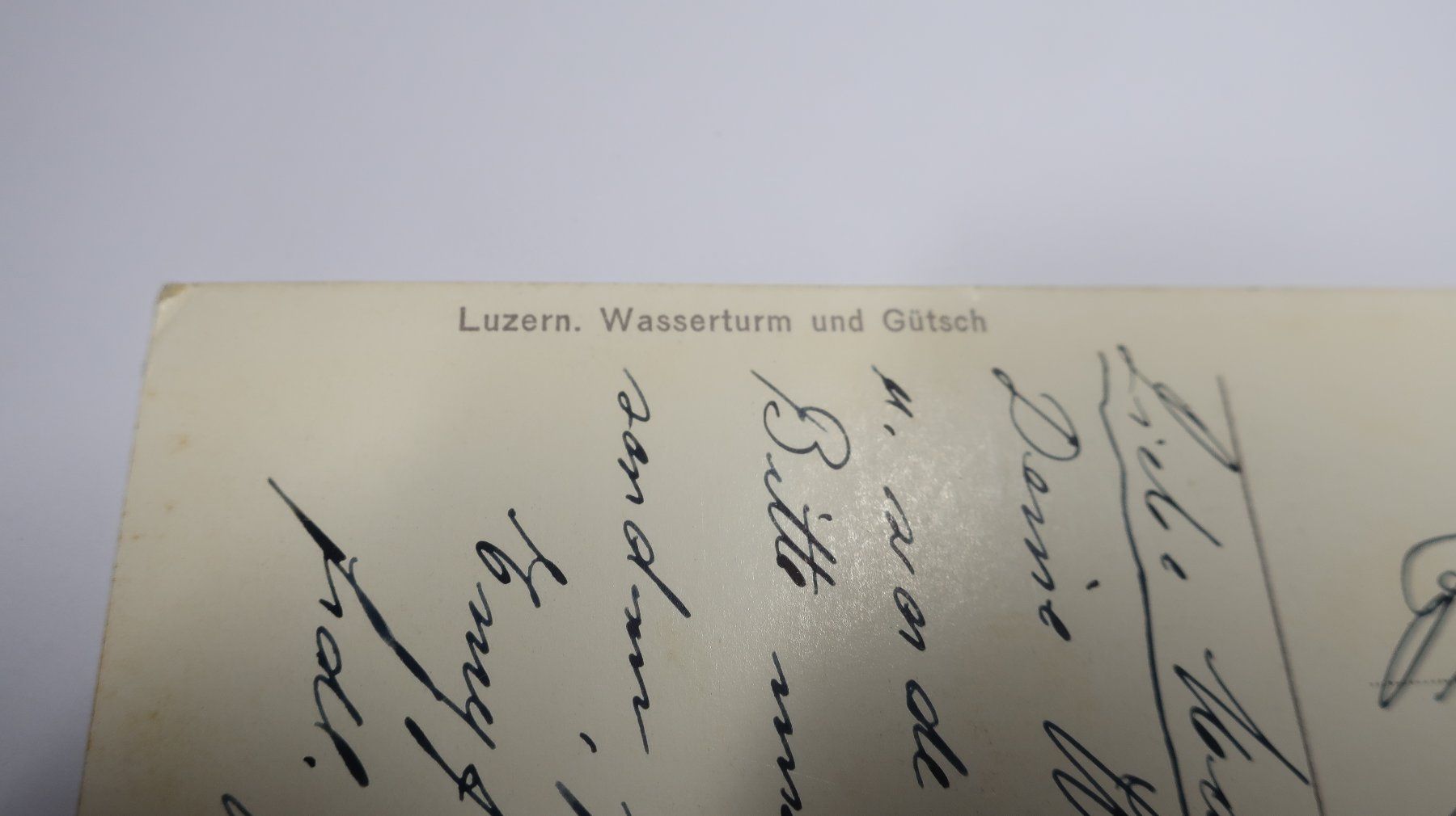 Cartoline postali: Luzern Wasserturm und Gütsch  1943 – Usato da Cormoret venduto da Pascalll2001 6