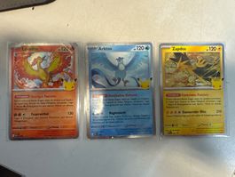 Lavados, Arktos, Zapdos - 30th Celebration PROMO Deutsch