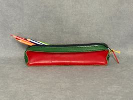 Leder Farbstiftbox, Handmade