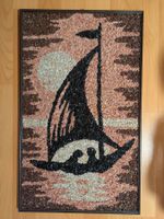 stone painting sunset