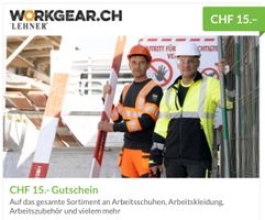Workgear CHF 15 Gutschein