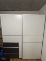 Kleiderschrank Schwebetüren Weiss Anthrazit