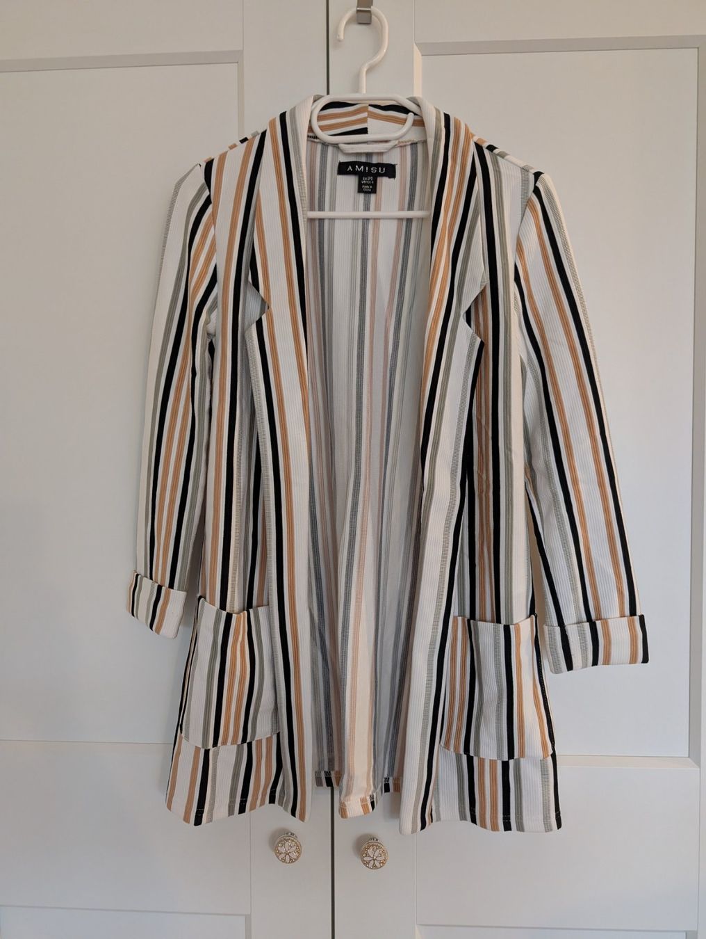 Giacche: Damen Blazer AMISU gestreift Grösse 34 – Usato da Au SG venduto da and_cra
