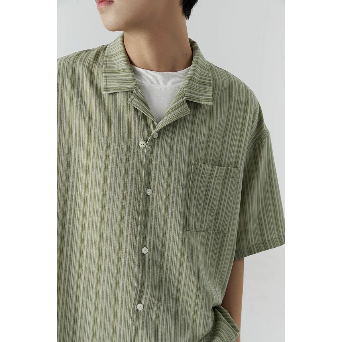 Camicie: green short sleeve shirt – Usato da Bern venduto da fen_7rn8 2