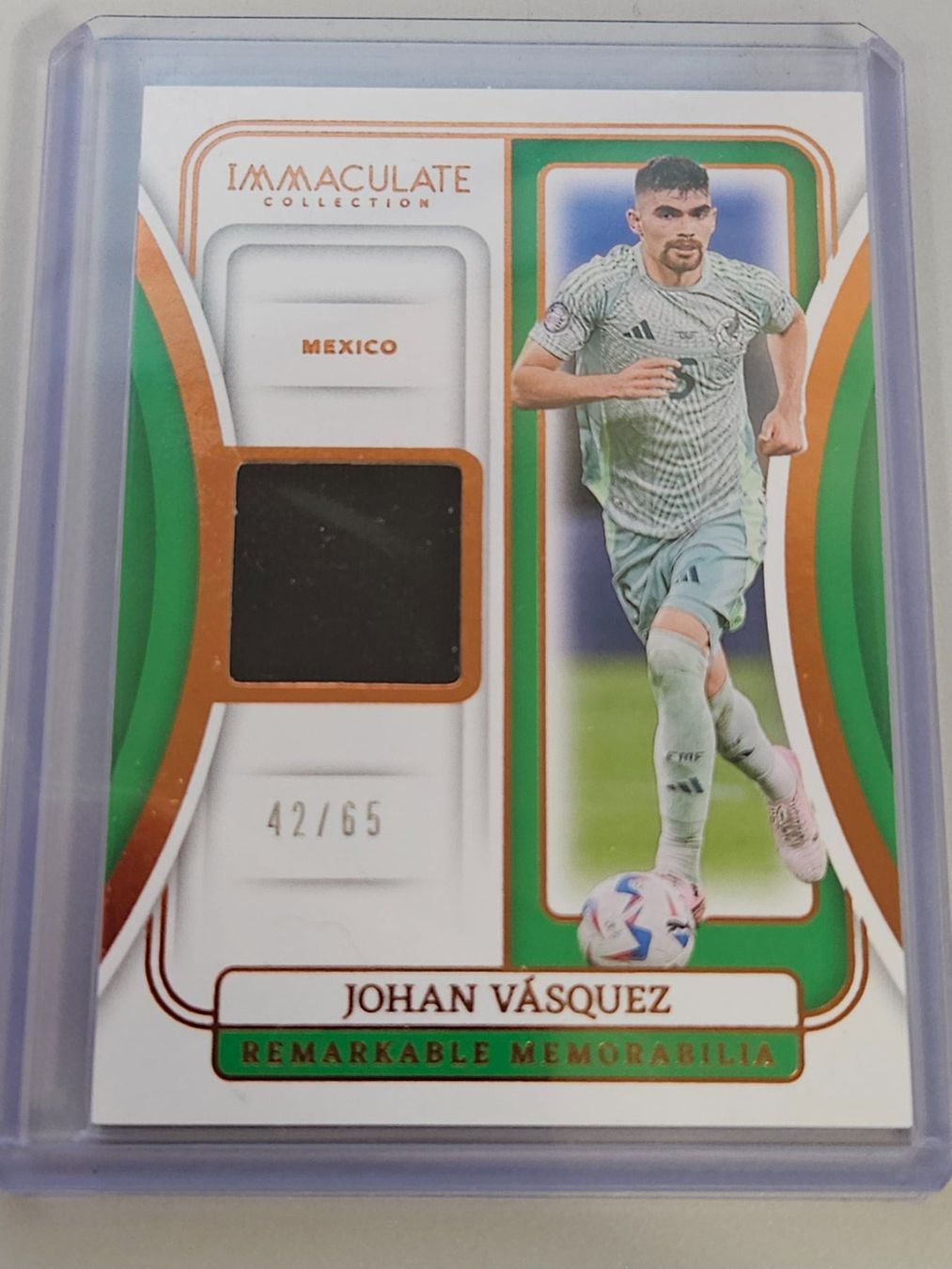 Panini Carte collezionabili: 2024 Immaculate Remarkable Memorabilia/65 J.VASQUEZ Mexico – Usato da Arth venduto da Web_air1
