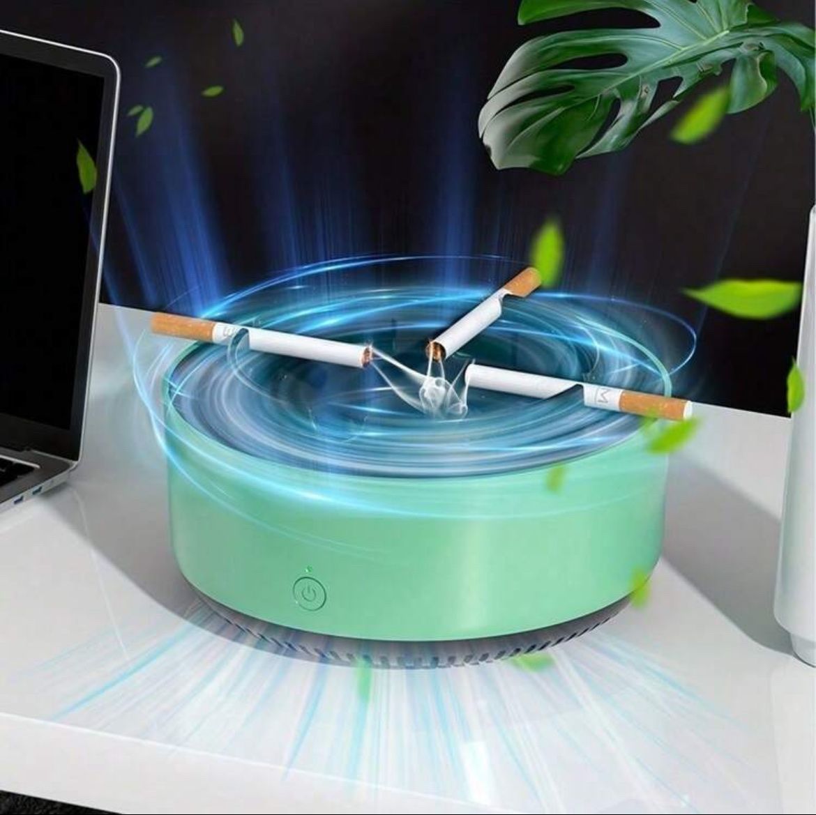 Portacenere: Batteriebetriebener Aschenbecher mit Luftfilter – Nuovo e nell'imballaggio originale da Emmenbrücke venduto da ShopDirect 2