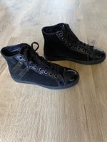 Hogan Rebel High Wild- + Lackleder Sneaker, Grösse 35
