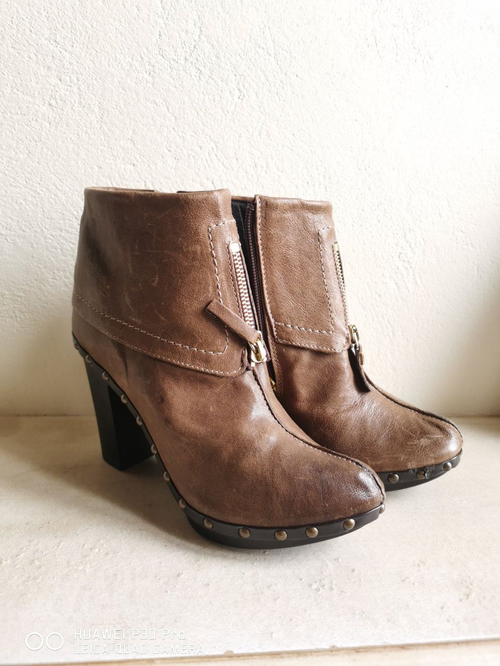 Damenschuhe: Leder Stifletten von Dibrera, 36 – Neu (gemäss Beschreibung) aus Zug von ScarletRose