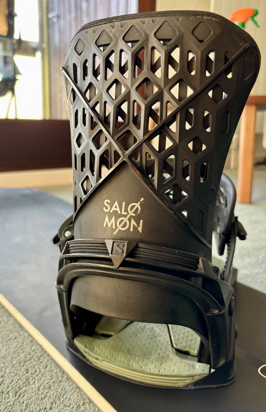 Salomon Board: Salomon Highlander  Snowboardbindungen – Usato da Richterswil venduto da JIG13 1