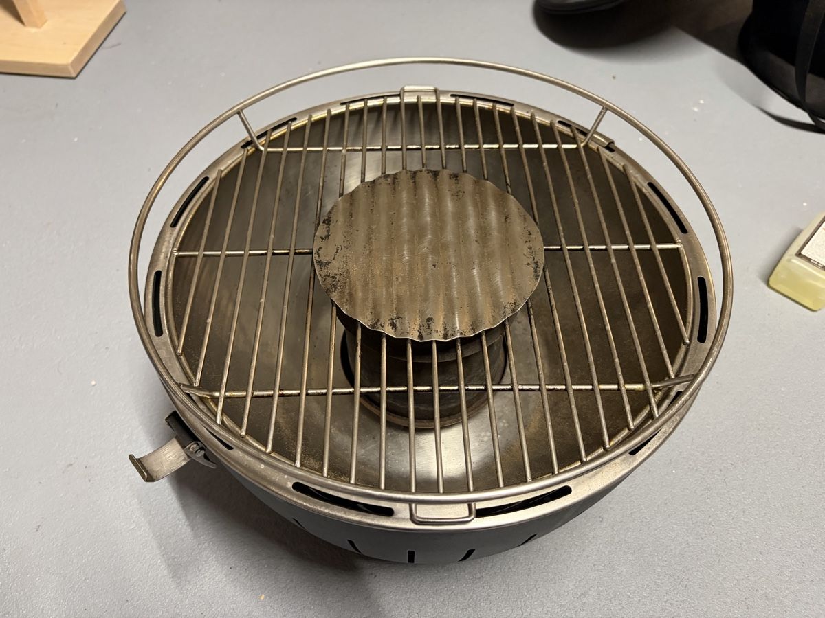 Griglie: Lotusgrill mit Kohle und Brennpaste – Usato da Epsach venduto da fabdive 1