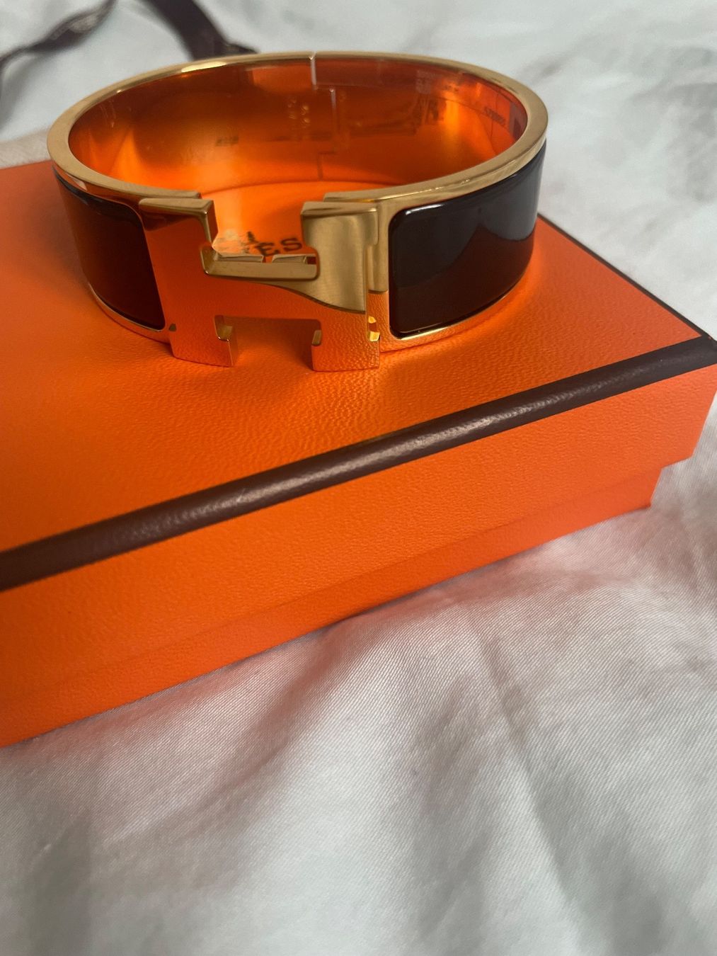 Hermès Bracciali & Braccialetti: Hermes Clic Clac H Bracelet – Nuovo e nell'imballaggio originale da Oberhasli venduto da Tina_So