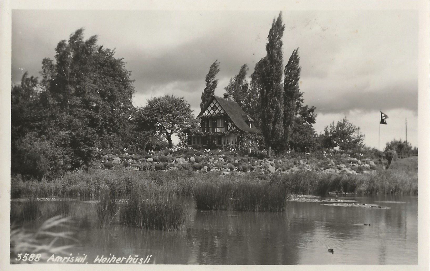 Ansichtskarten: Amriswil, Weiherhüsli, 1944 – Gebraucht aus Frauenfeld von Merk52