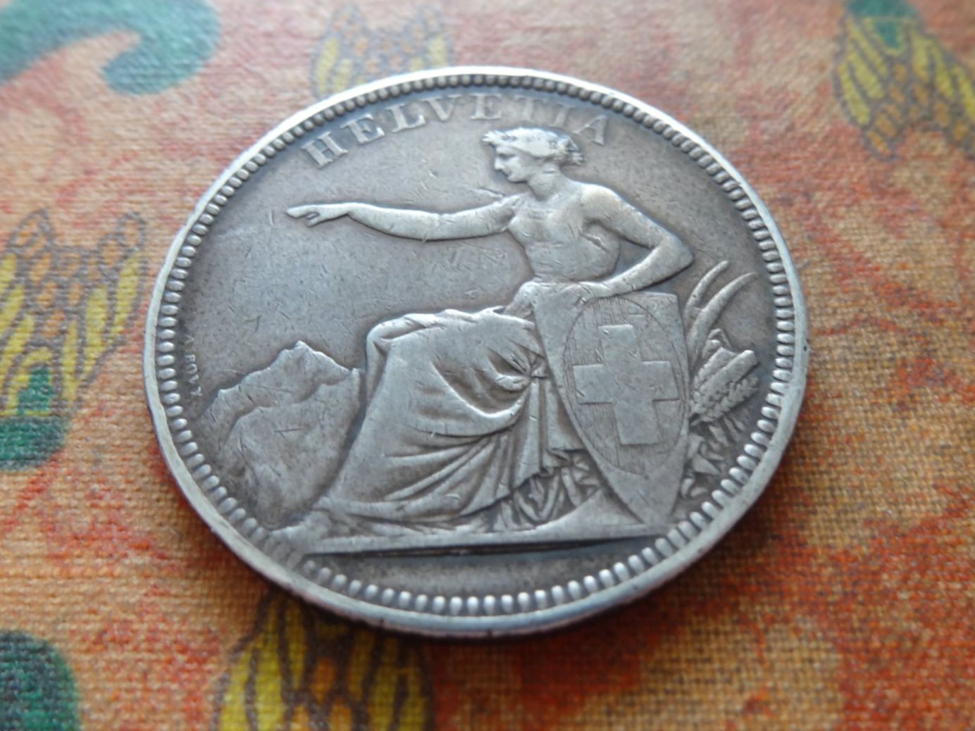Tutti le monete: 5 Fr. 1874 B. – Usato da Romanel-sur-Lausanne venduto da Swift13 1