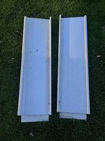 2× ausziehbare Aluminium-Auffahrrampen / Verladerampen