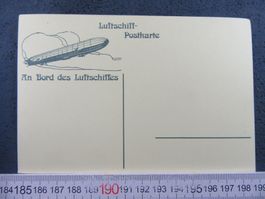 LUFTSCHIFF-POSTKARTE AN BORD JUBI-AK 75JAHRE GRAF ZEPPELIN