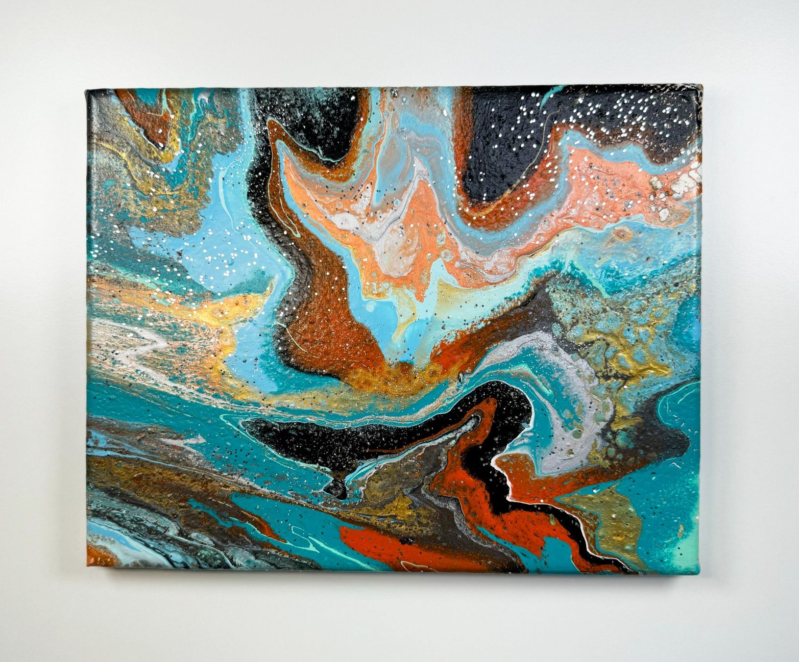 Dipinti: Acryl-Flüssigkeitsmalerei, rechteckig – Usato da Schlieren venduto da MayaSheng1983