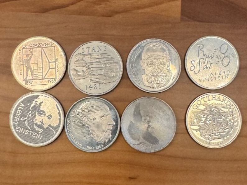 Alle Münzen: 8 Stück 5.- Gedenkmünzen – Neu und originalverpackt aus Jona von Neptun680 1