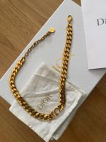 Dior Halskette, goldfarben, mit Box - Top Zustand!