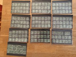Briefmarken Konvolut Helvetia Tell