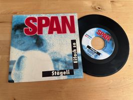 SPAN tolle Stägeli Single Kult Berner Rock CH SBB 80's SWISS