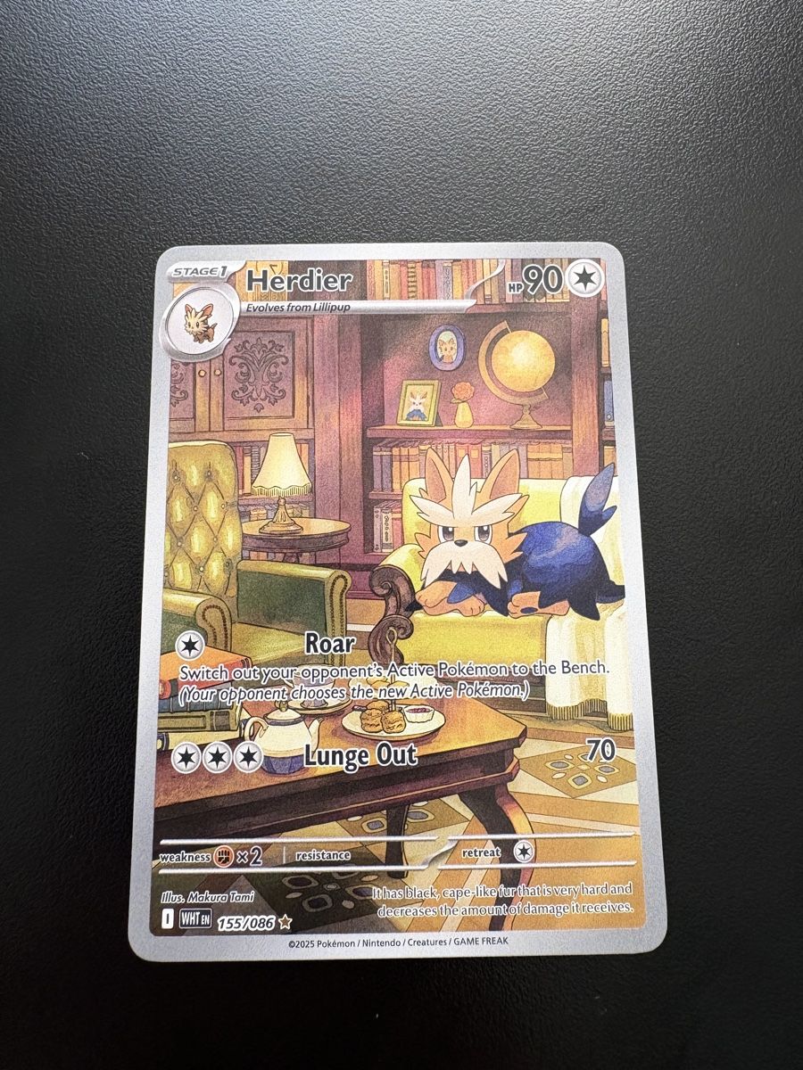 Pokémon Sammelbilder & Trading cards: Pokémon Herdier #155 Illustration Rare – Neu und originalverpackt aus Obfelden von vivialesandra