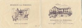 Pension La Pergola, Monti über Locarno -  (Werbe Prospekt)