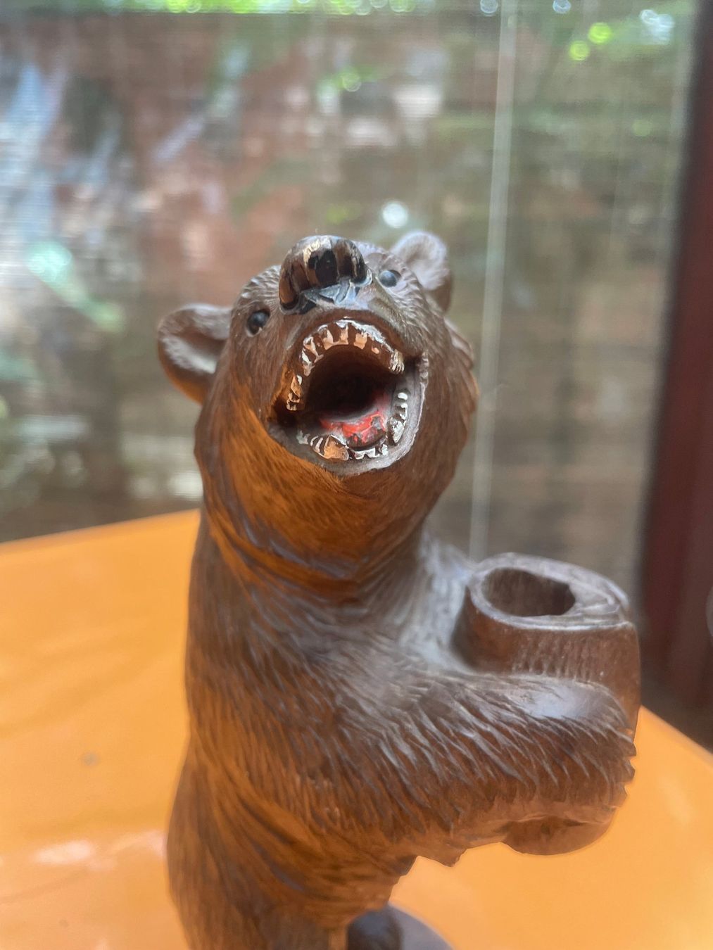 Skulpturen & Statuen: Bär Holz Brienzer Schnitzerei. 18 cm, Ours Brienz. – Gebraucht aus Versoix von HELVETICA_1