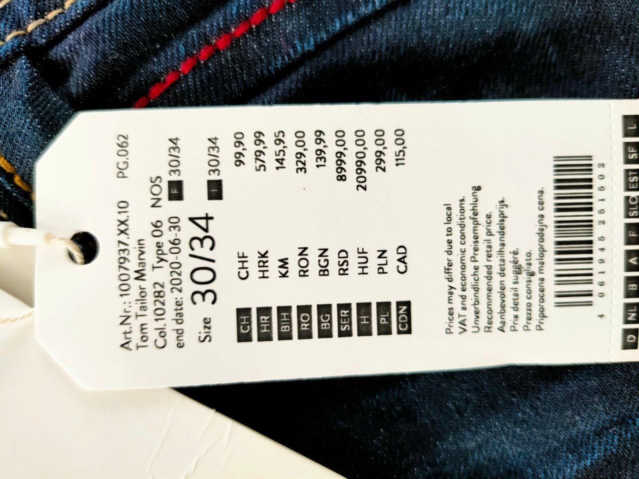 Jeans: Tom Tailor Jeans Marvin – Nuovo e nell'imballaggio originale da Eichberg venduto da Kati30 3