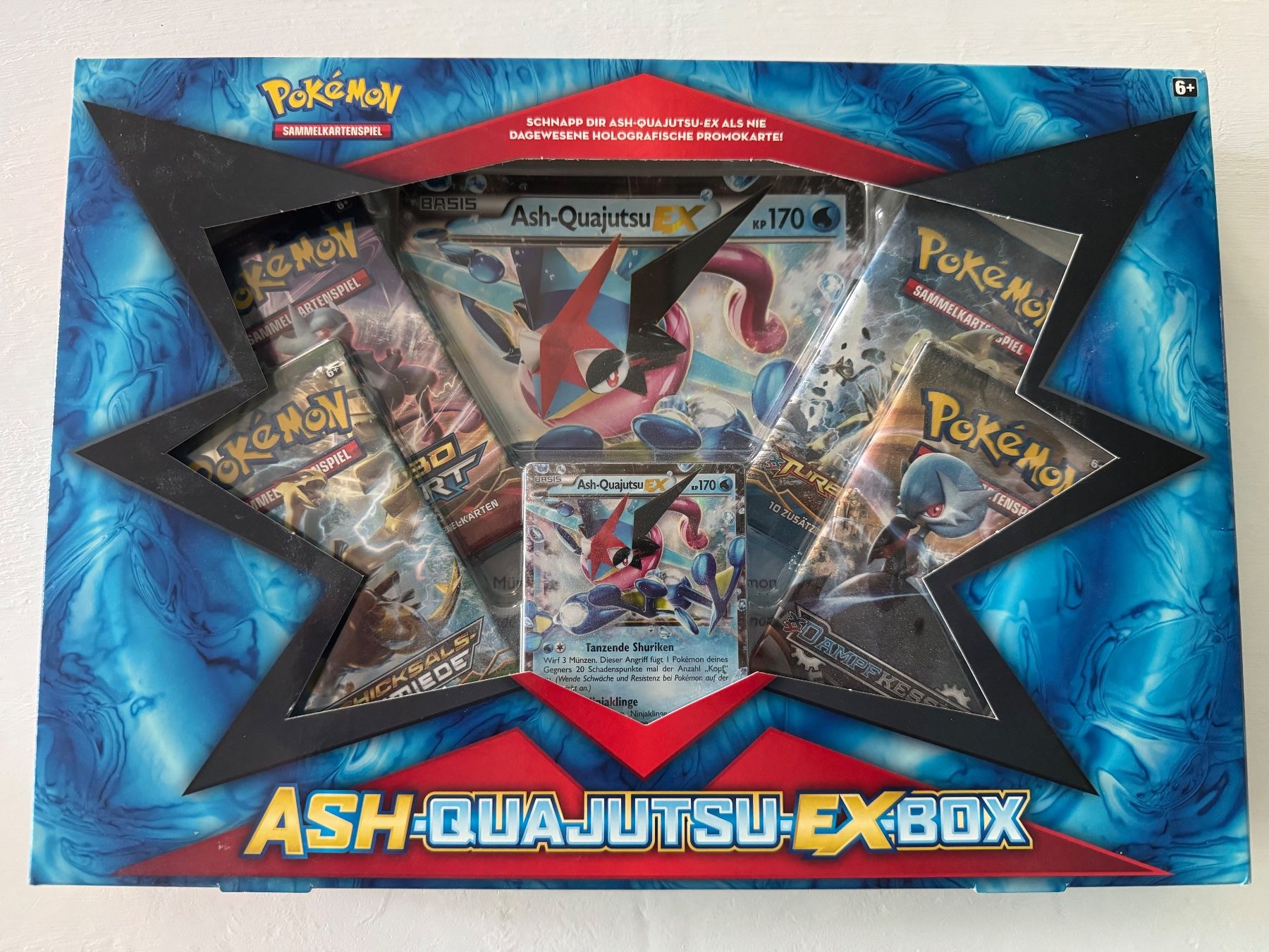 Pokémon Carte collezionabili: Ash-Quajutsu-EX-Box – Nuovo e nell'imballaggio originale da Schachen LU venduto da danb86