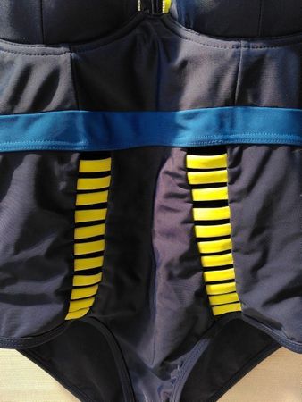 Blauer Badeanzug (Curvy Kate) Gr. 34/36F, neu mit Etiketten
