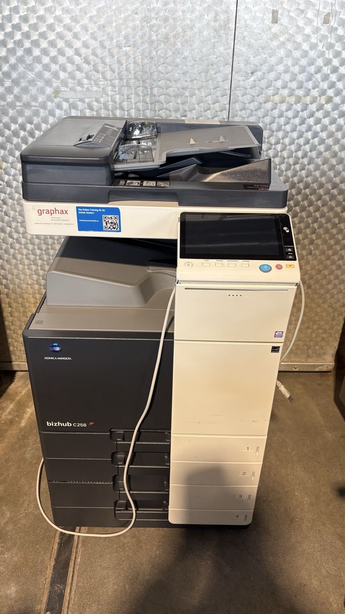 Konica Fotocopiatrici: Konica Minolta bizhub C258 – Usato da Wohlen AG venduto da Moh80 4
