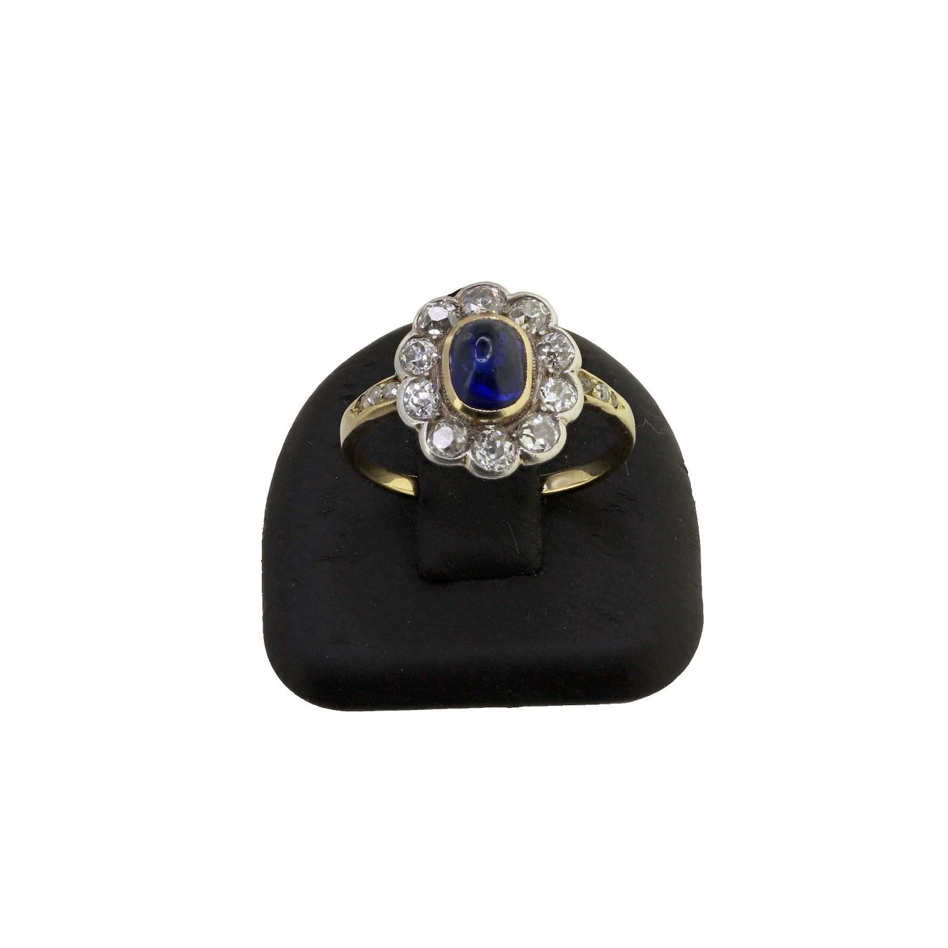 Anelli: Saphir Diamant Ring – Usato da Zürich venduto da Vintage-Jewellery 3