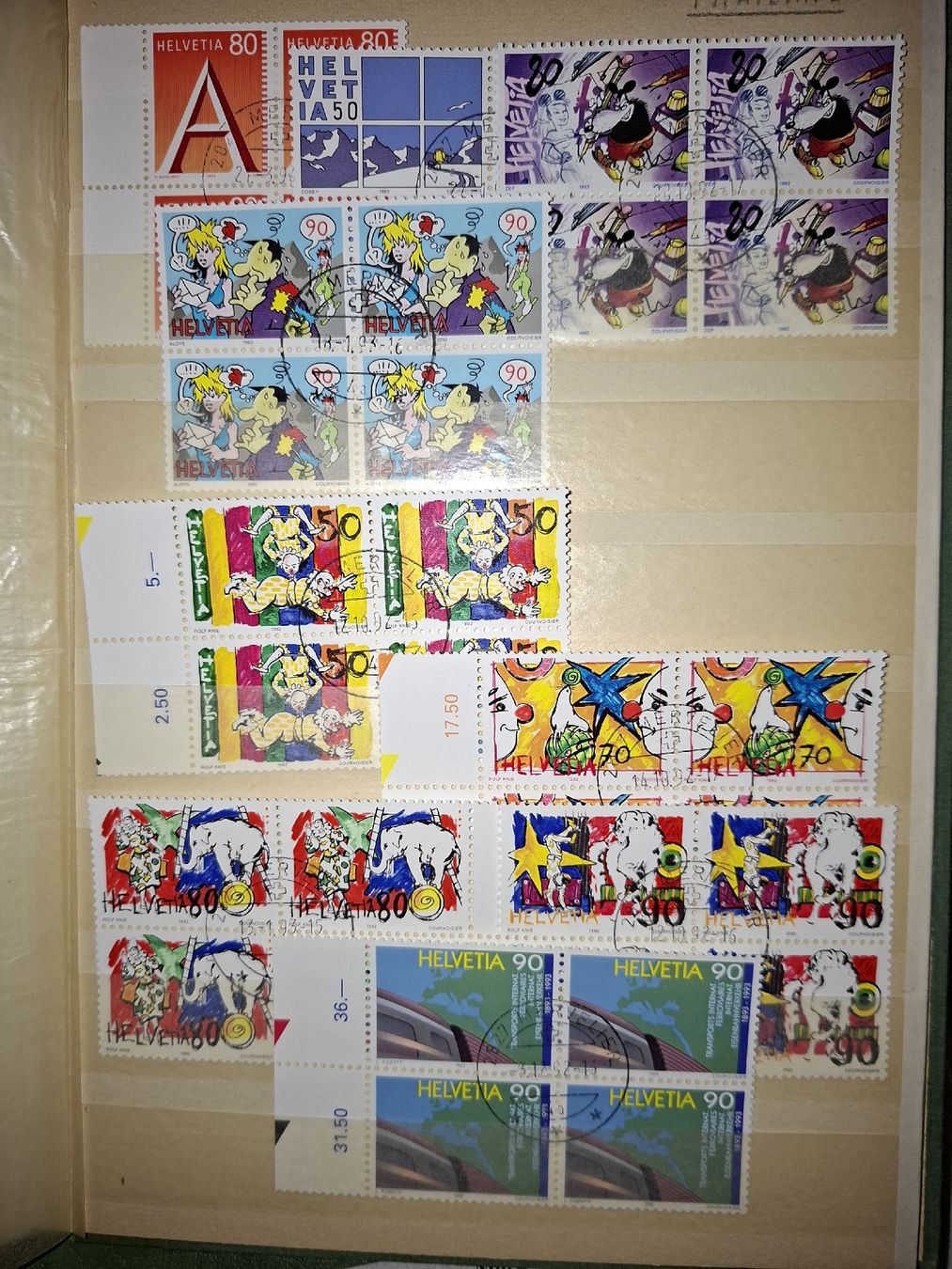Alle Briefmarken: Album Blocks / Werbemarken  – Gebraucht aus Balgach von SIMEON27