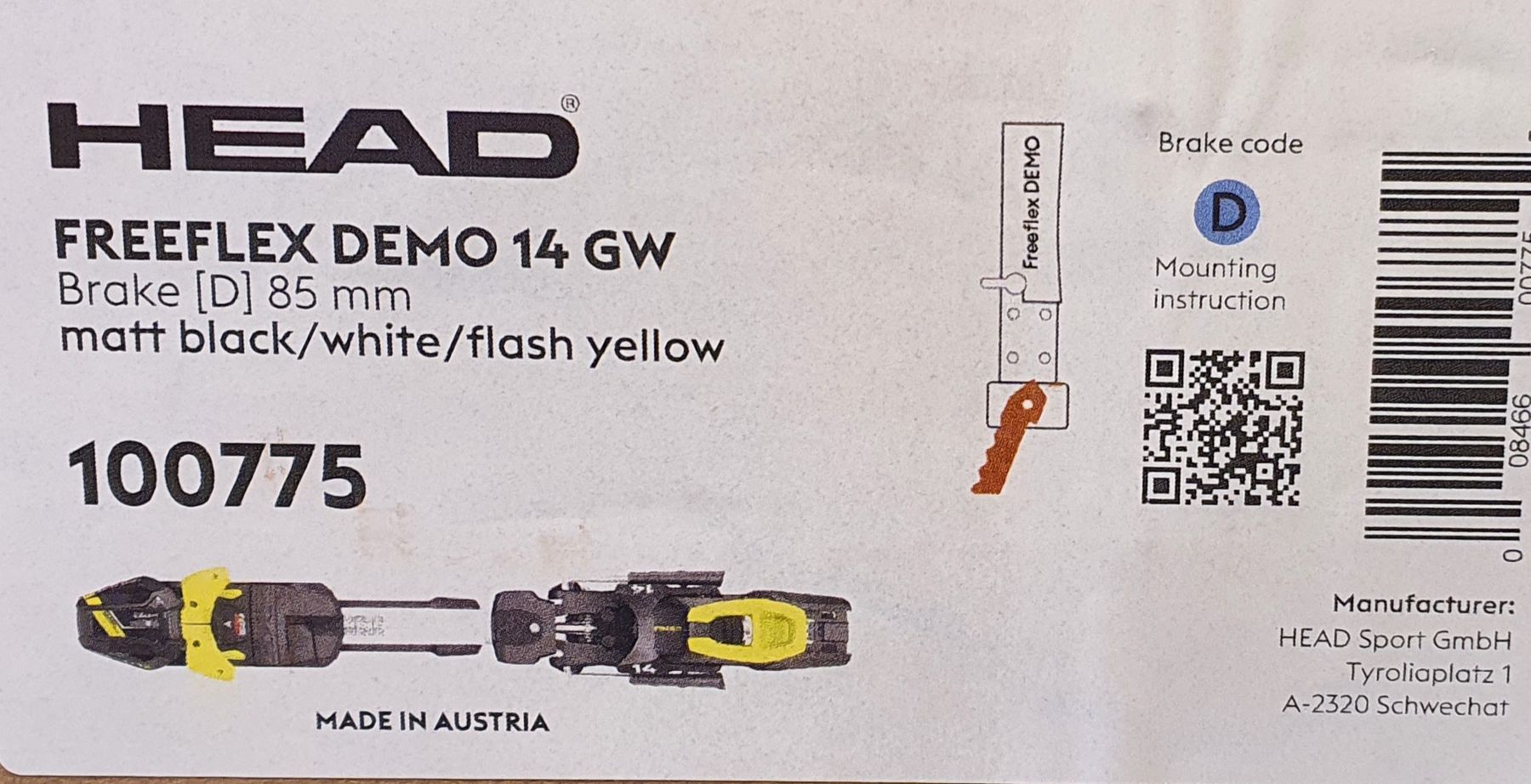 Head Attacchi: Skibindung Head – Nuovo e nell'imballaggio originale da Bad Ragaz venduto da Skisportxl 1