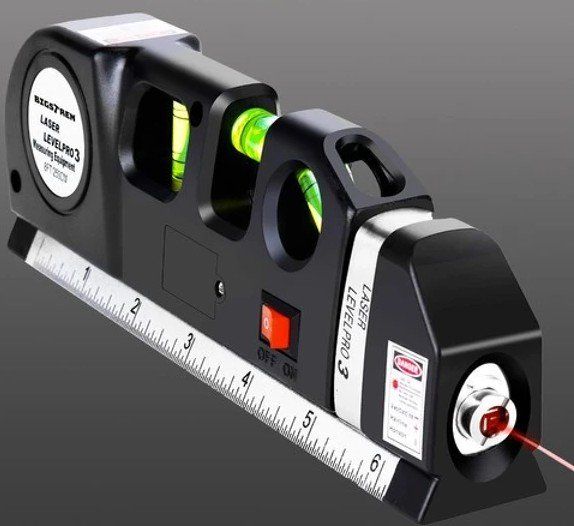 Misurare: Wasserwaage mit Laserstrahl /Vertikale- +Horizontale-Messung – Nuovo e nell'imballaggio originale da St. Gallen venduto da schnaeppchen-preise