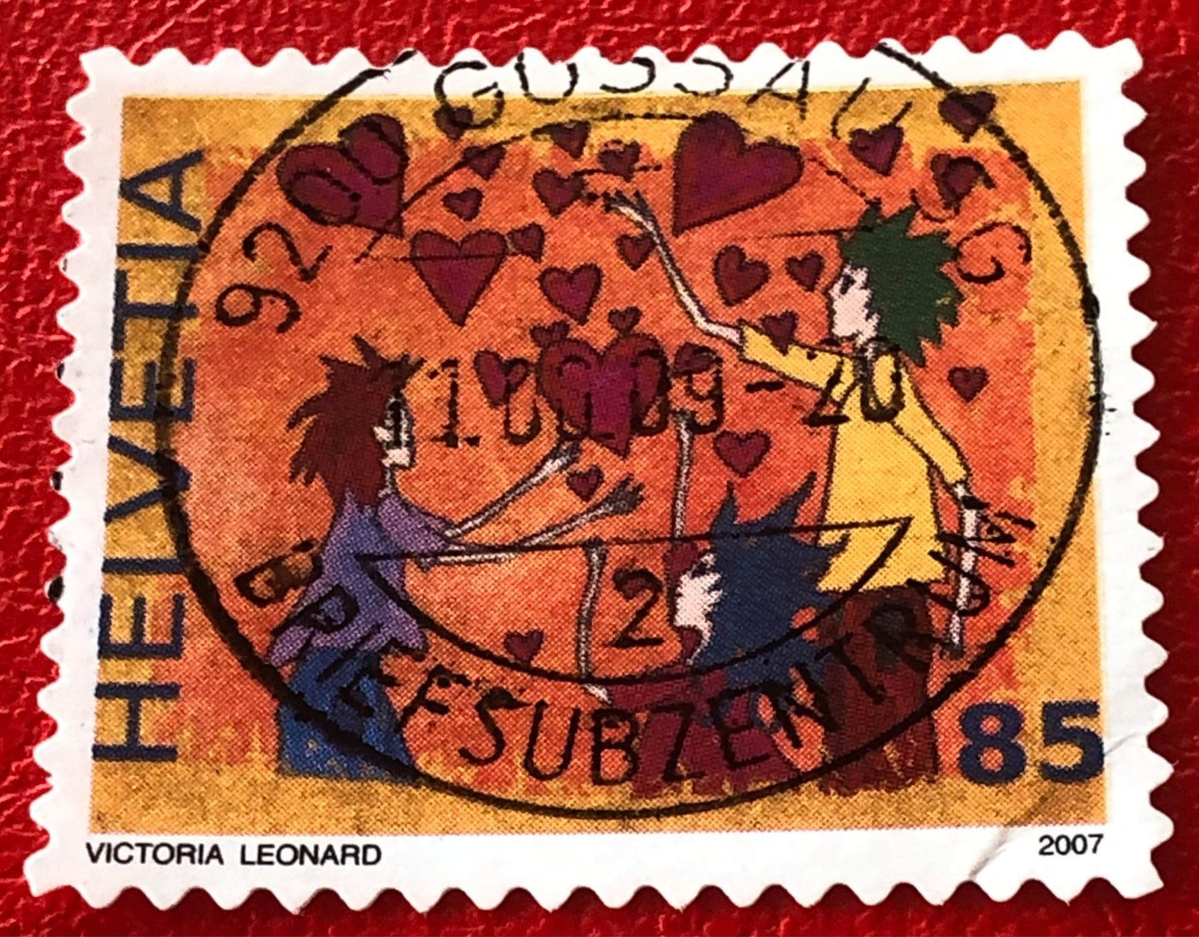 Tutti i francobolli: Nr.1244 Lasst Liebe Sprechen GESTEMPELT   – Usato da Aarau venduto da Billa007