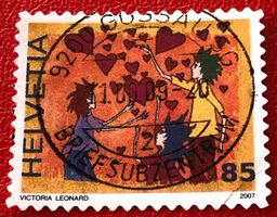 Nr.1244 Lasst Liebe Sprechen GESTEMPELT  