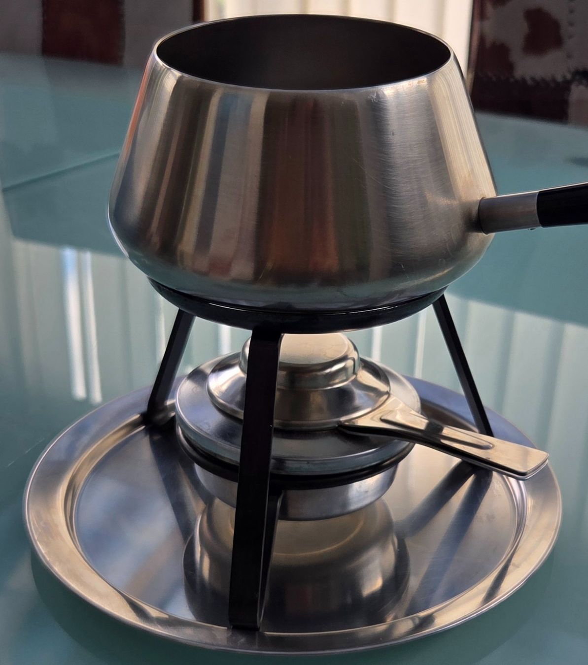 Set di piatti: Fondue-Set komplett, Keramik, Topf, Teller – Usato da Pratteln venduto da Barfuss999 2
