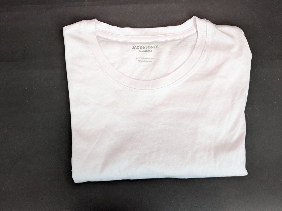 Jack & Jones T-shirt: JACK&JONES Basic T-Shirt Weiss Gr. L – Nuovo (secondo la descrizione) da Thun venduto da Restwert_Thun 4